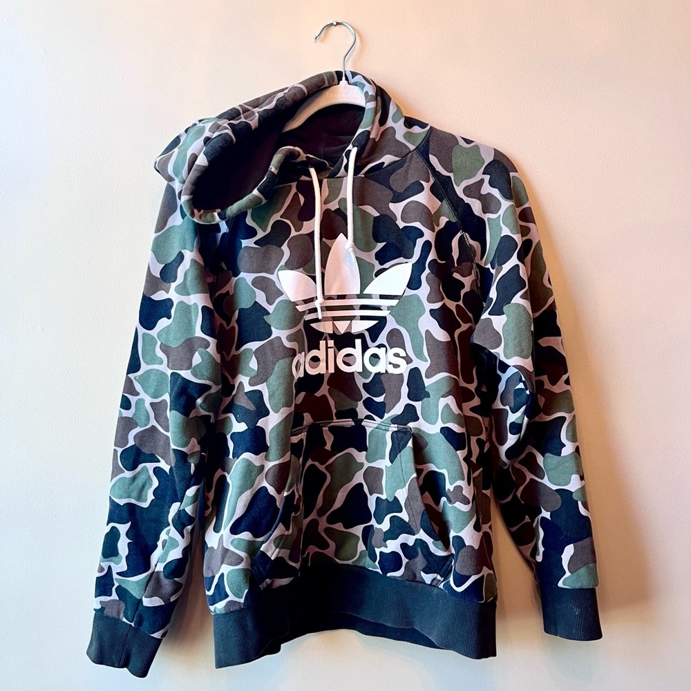 Adidas camo hoodie